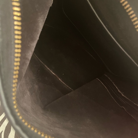 Vintage Coach Black Leather Shoulder Sac Pre-1994 Authentic - Picture 9 of 10